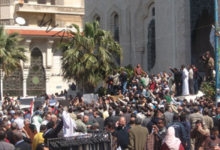 وقفة احتجاجية أمام مسجد القائد إبراهيم في الاسكندرية تضامنا مع فلسطين
