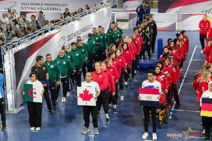 صبحي يشهد أفتتاح بطولة كأس العالم لكرة الطائرة البارالمبية بالمدينة الرياضية بالعاصمة الإدارية الجديدة