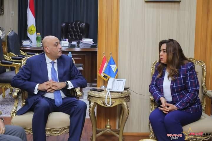 محافظ دمياط تستقبل رئيس جهاز تنمية المشروعات ويبحثان أوجه التعاون الحالى والمستقبلى