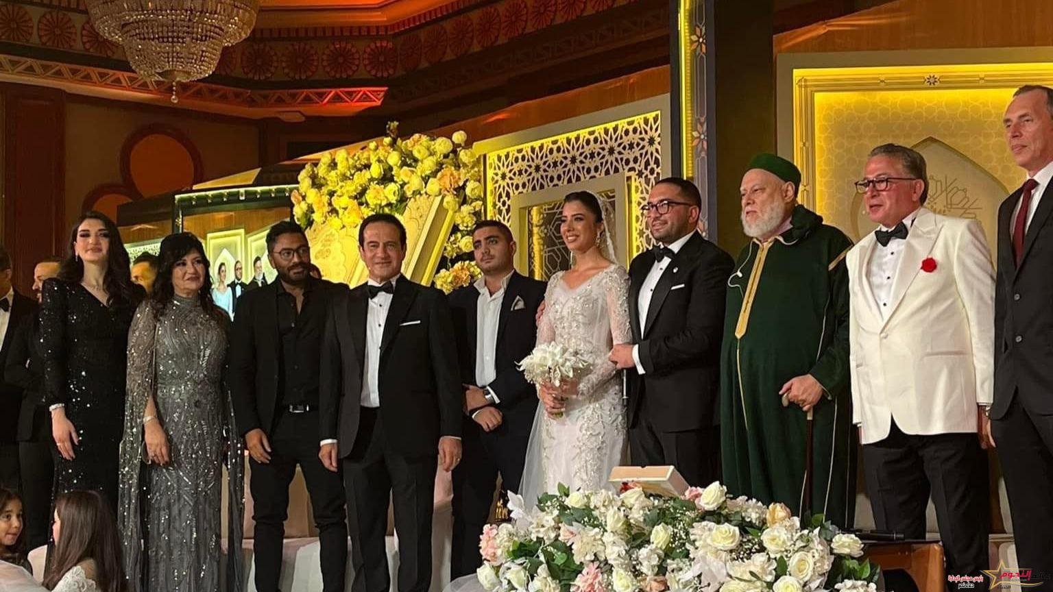 بالصور.. حفل زفاف نجل الفنان محمد ثروت 