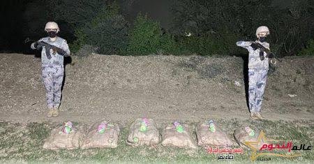 حرس الحدود بجازان يحبط تهريب 125 كيلوغراماً من «القات»
