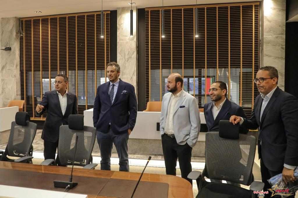 حفاوة بالغة في استقبال رئيس بيراميدز من جانب رئيس الاتحاد الموريتاني 