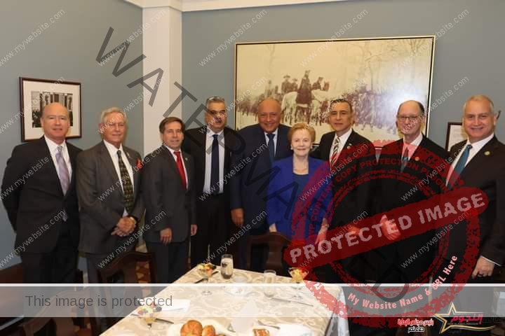 وزير الخارجية يشارك في إفطار عمل مع مجموعة أصدقاء مصر بالكونجرس الأمريكي
