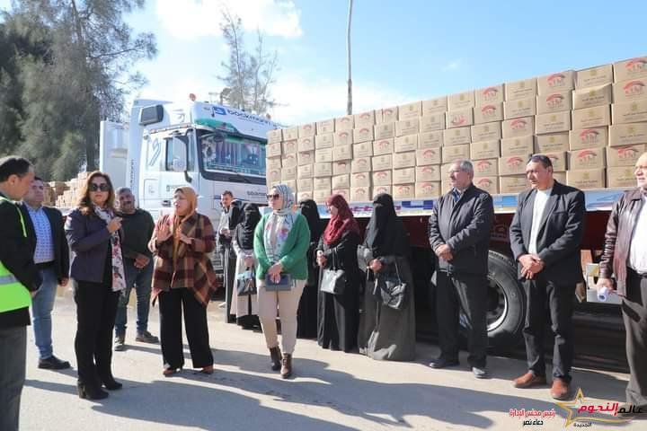 محافظ دمياط تشهد إطلاق قافلة بنك الطعام المصرى