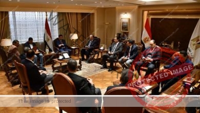 وزير الرياضة يلتقي رئيس الاتحاد المصري للدارتس 