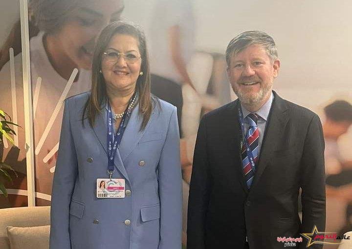 السعيد تلتقي بنائب رئيس شئون الشرق الأوسط بغرفة التجارة الأمريكية لبحث تعزيز سبل التعاون