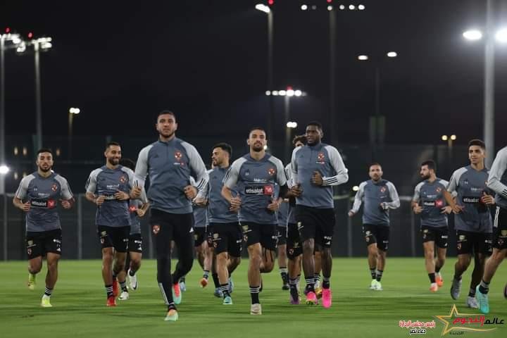 بالصور لاعبي الأهلي بالتدريب استعدادًا لمواجهة اتحاد جدة بكأس العالم للأندية 