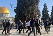عاجل … مستوطنون إسرائيليون يقتحمون المسجد الأقصى بحماية الاحتلال الإسرائيلى