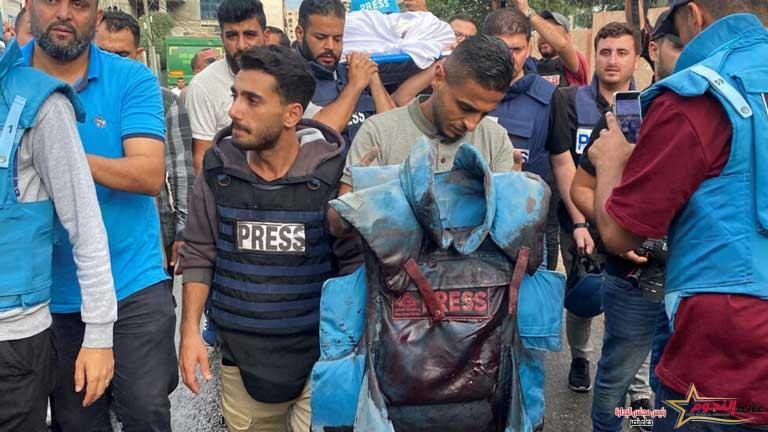 المكتب الإعلامي بغزة: إرتفاع عدد شهداء الصحافة لـ 109 وإسرائيل تواصل قتل الصحفيين داخل القطاع