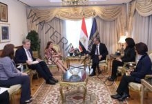 طلعت يلتقى سفيرة الولايات المتحدة الأمريكية بالقاهرة لبحث تعزيز التعاون بين مصر والولايات المتحدة الامريكية 