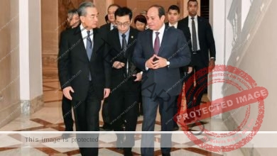 الرئيس السيسي يستقبل السيد "وانج يي" وزير الخارجية الصيني 