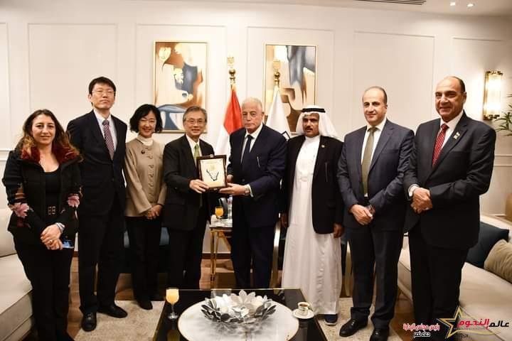 محافظ جنوب سيناء يستقبل السفير الياباني لبحث سبل التعاون وبحث توقيع بروتوكول تعاون