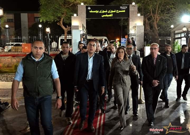 مدبولي يتفقد مسرح "فوزي فوزي" بأسوان بعد إعادة تأهيله