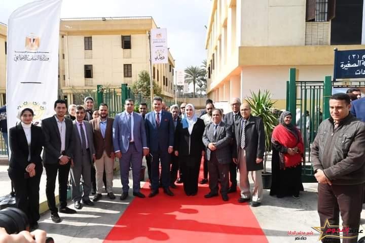 القباج تتفقد مجمع دور التربية للرعاية الاجتماعية بالجيزة