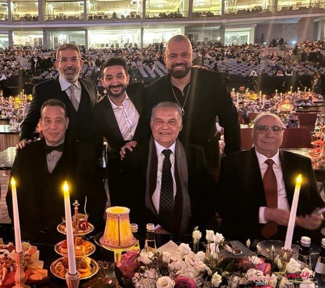 خالد تاج الدين ومحسن جابر في حفل ليلة الموسيقار صلاح الشرنوبى 