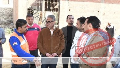 محافظ الفيوم يتفقد مشروعات «حياة كريمة» بقرية قلمشاه
