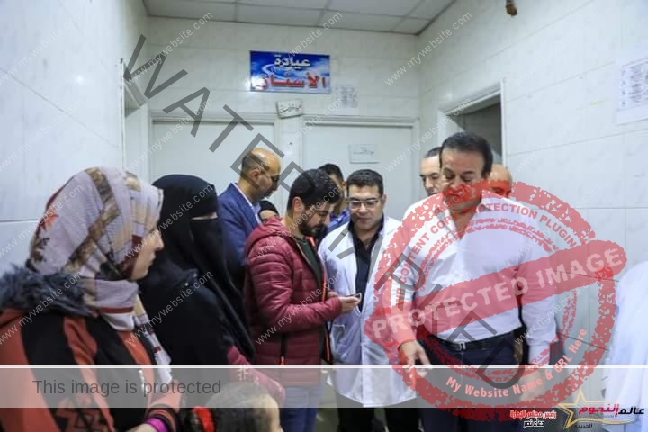 وزير الصحة يتفقد مستشفى قويسنا المركزي بمحافظة المنوفية