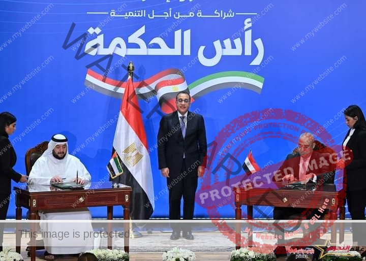 مدبولي يشهد مراسم توقيع أكبر صفقة استثمار مباشر بين مصر والامارات لتطوير وتنمية مدينة "رأس الحكمة"