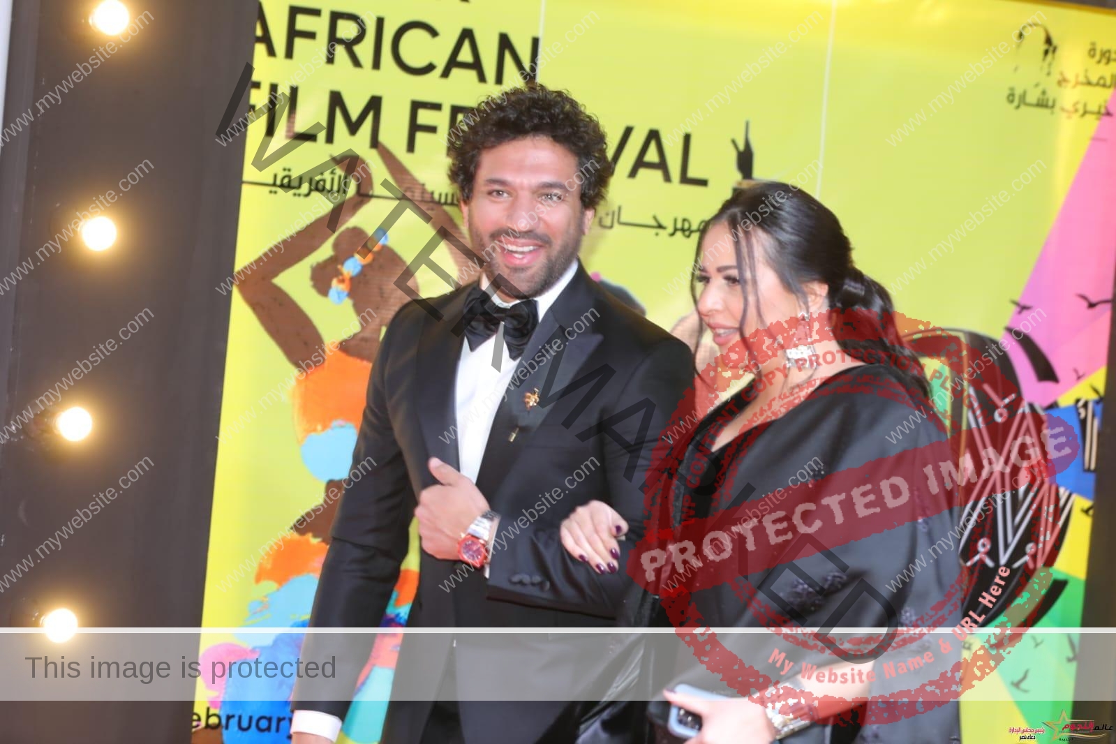 تكريم حسن الرداد وإيمي سمير غانم بـ مهرجان الأقصر للسينما الإفريقية