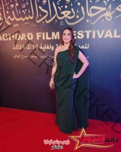 دنيا عبد العزيز: اول مرة ازور العراق وسعيدة بمهرجان بغداد السينمائي