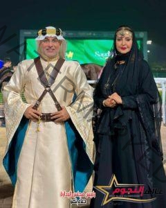 إطلالة عاطف سندي برعاية من نادي رواد الأزياء في كأس السعودية على ميدان الملك عبدالعزيز للفروسية بمدينة الرياض