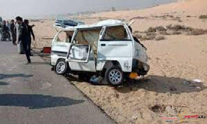"منذ قليل" انقلاب سيارة سوزوكي بطريق أسيوط الغربي وإصابة 8 أشخاص
