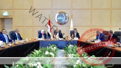 وزير النقل يعقد اجتماعا مع رئيس مجلس إدارة شركة الجسر العربي للملاحة