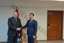 السفير المصري في بغداد يلتقي مع وزير النقل العراقي