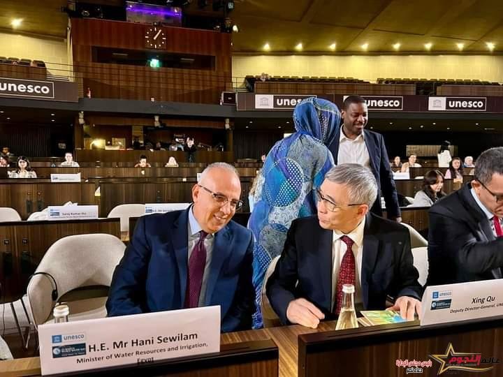 الدكتور سويلم يتوجه لباريس للمشاركة فى إحتفال منظمة اليونسكو بيوم المياه العالمي