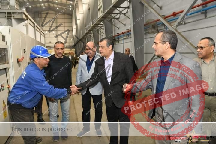 وزير الدولة للإنتاج الحربي يتفقد خمسْ شركات تابعة للوزارة والمتواجدة بمنطقة حلوان