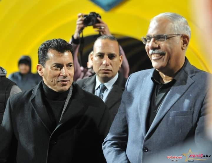 أشرف صبحي وجمال علام يؤازران المنتخب الأوليمبي قبل مغادرته للمشاركة فى بطولة غرب آسيا  