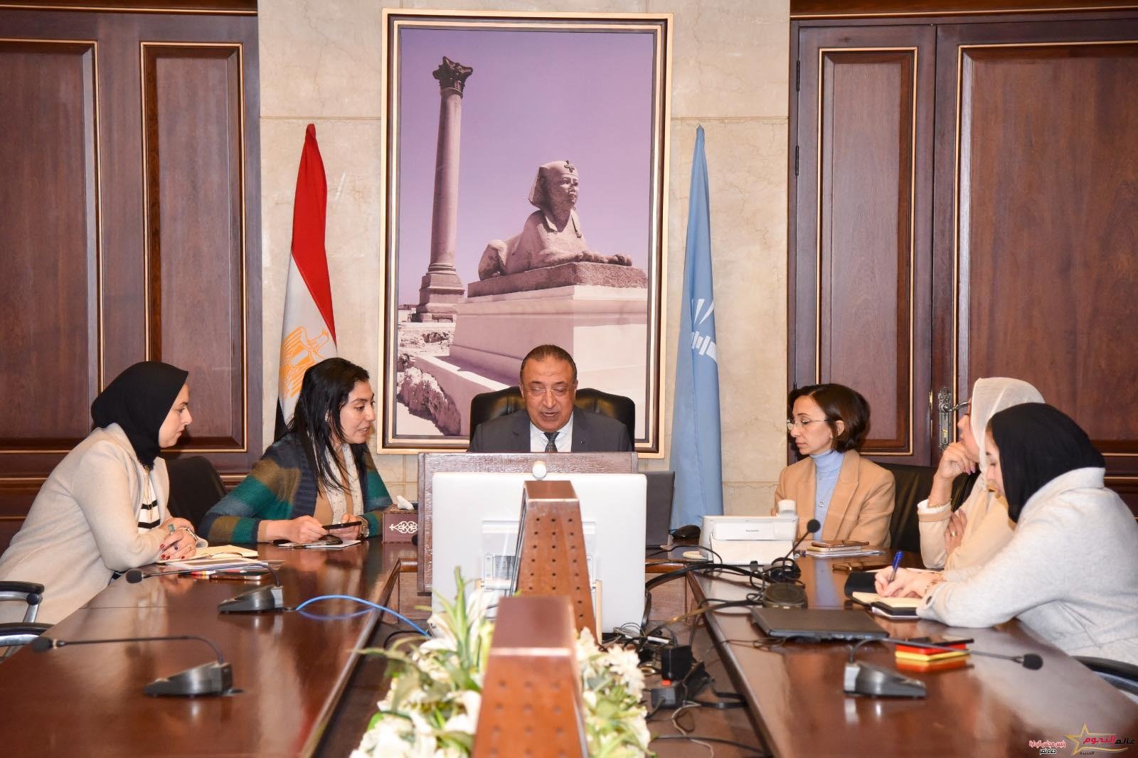 محافظ الإسكندرية يجتمع مع وفد البنك الدولي في اليابان لمناقشة تقرير البنك عن مدينة الإسكندرية في إجراءات التكيف ومواجهة التغيرات المناخية