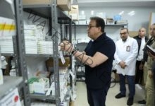 وزير الصحة يتفقد مستشفى كفر شكر التخصصي بمحافظة القليوبية ويطمئن على سير العمل بالمستشفى