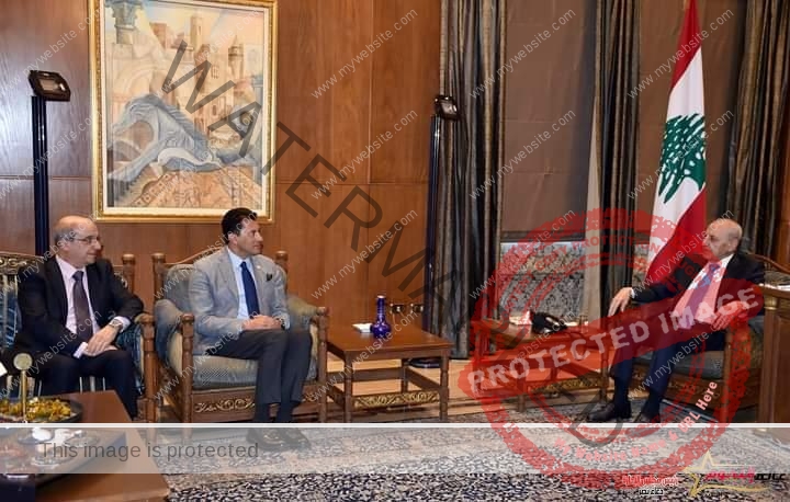 وزير الشباب والرياضة يلتقي رئيس مجلس النواب اللبناني