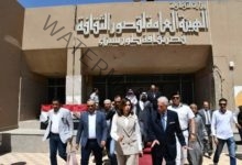 وزيرة الثقافة ومحافظ جنوب سيناء يتفقدان أعمال تطوير المسرح الصيفي بالطور