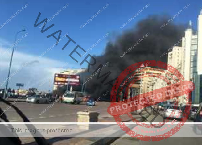 حريق في نادي الصيادلةوالاطباء بكورنيش الإسكندرية