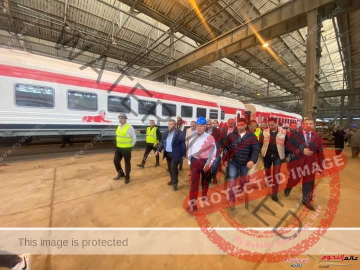 وزير النقل يتفقد موقع إنشاء ورشة عملاقة لصيانة عربات القطارات الروسية /المجرية بجميع أنواعها