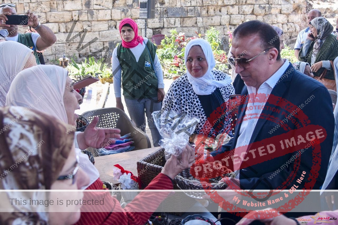 محافظ الإسكندرية: يفتتح معرض للأسر المنتجة لعرض وبيع منتجات المشغولات اليدوية والتراثية والمنتجات الغذائية