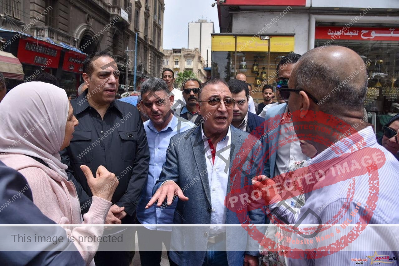 محافظ الإسكندرية يتفقد الشوارع المقرر رصفها ضمن الخطة الاستثمارية للعام المالي الحالي 