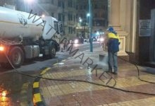 محافظ الإسكندرية يوجه بأستمرار رفع القمامة من الشوارع بعد عيد الفطر المبارك