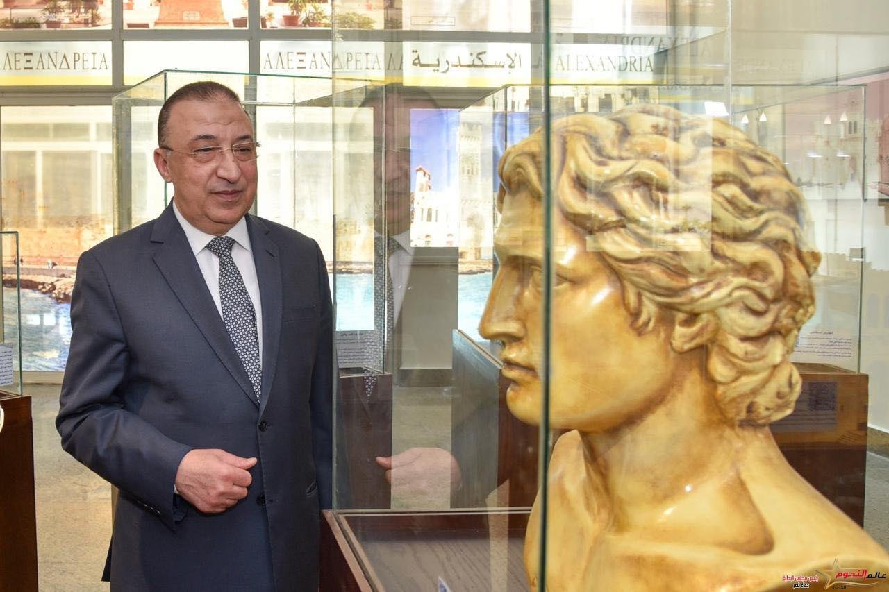 محافظ الإسكندرية يفتتح أعمال تطوير المدخل الرئيسي لمبنى ديوان عام المحافظة