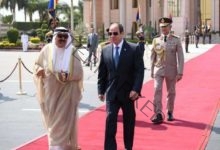 السيسي يودع أمير الكويت في ختام زيارته إلى مصر