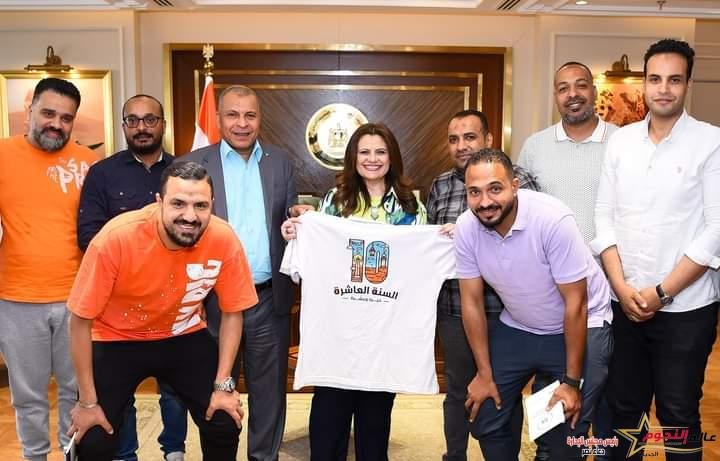 جندي تحتفل بنجاح شباب المطرية في تنظيم أكبر مائدة إفطار رمضانية في مصر والشرق الأوسط للعام العاشر