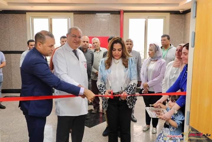 محافظ دمياط تُعلن بدء افتتاحات مشروعات العيد القومى بإزاحة ستار مشروع قسم الغسيل الكلوي للأطفال 