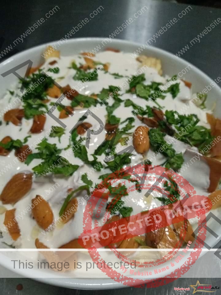 طريقة تحضير طبق فتة الدجاج بالأرز من مطبخ عالم النجوم