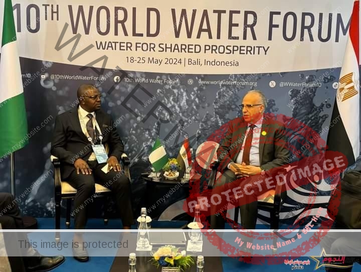 سويلم يلتقي وزير المياه النيجيري على هامش فعاليات المنتدى العالمي العاشر للمياه