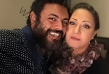 الفنانة عنبر تهنئ زوجها الفنان محمد الأطوني بـ عيد ميلاده