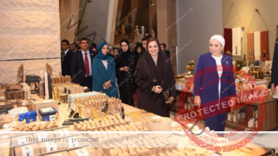السيدة انتصار السيسي: سعيدة بمشاركة حرم سلطان عُمان زيارة المتحف المصري الجديد