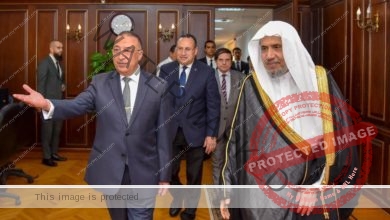 محافظ الإسكندرية يستقبل معالي الشيخ الدكتور محمد بن عبد الكريم العيسي الأمين العام لرابطة العالم الإسلامي رئيس رابطة الجامعات الإسلامية