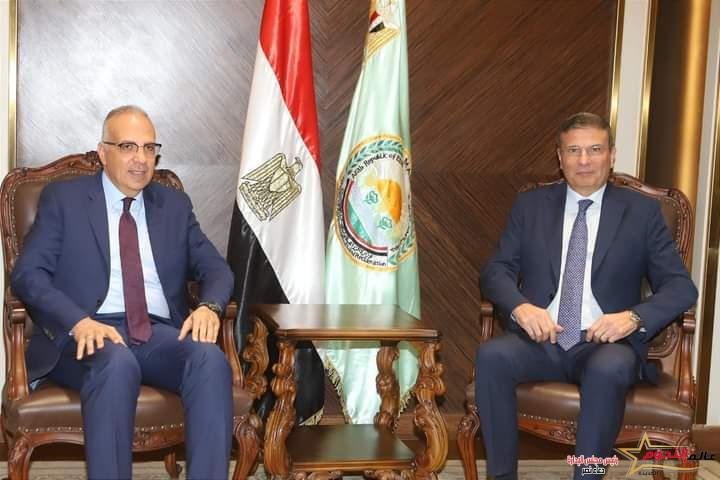 وزير الزراعة يستقبل وزير الري ورئيس جامعة سوهاج